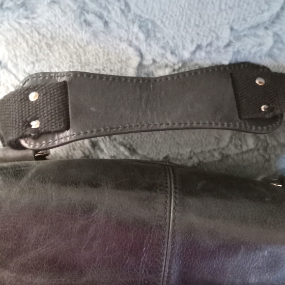 The SAK Black Leather Ventura Convertible Backpack Bag main image 7
